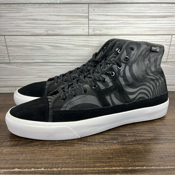 HUF Worldwide SpitFire Men’s Black Shoes‎ - Men’s Size 12 - Picture 1 of 11